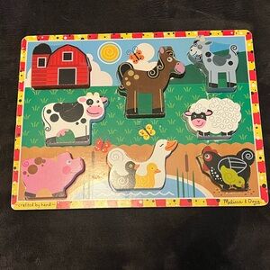 Melissa and Doug wooden puzzle